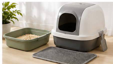 🚽 Cat Litter Boxes & Litter Mats