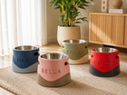 Personalised Raised Dog Bowl Stand