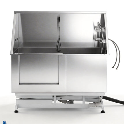 i.Pet Electric Pet Bath Tub Dog Grooming Stainless Steel Wash Station 127cm