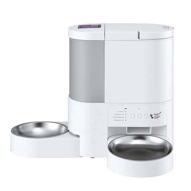 i.Pet Automatic Pet Feeder Water Dispenser 2-in-1 Smart WiFi Dog Cat Food 4L