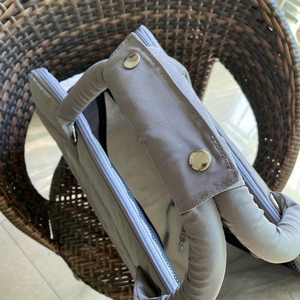Gray Purple grey pet carrier bag, cat carrier, dog carrier, small pet travel bag, pet transportation, durable pet bag, comfortable pet carrier, airline approved pet carrier, Australian pet carrier