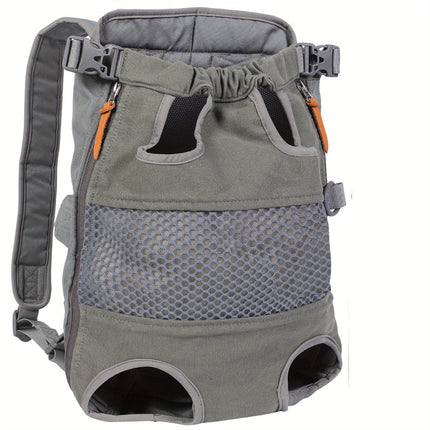 Gray Black outdoor pet backpack, dog backpack, pet carrier, outdoor dog gear, pet travel, dog transportation, Australia pet carrier, small dog backpack, medium dog carrier, breathable pet backpack