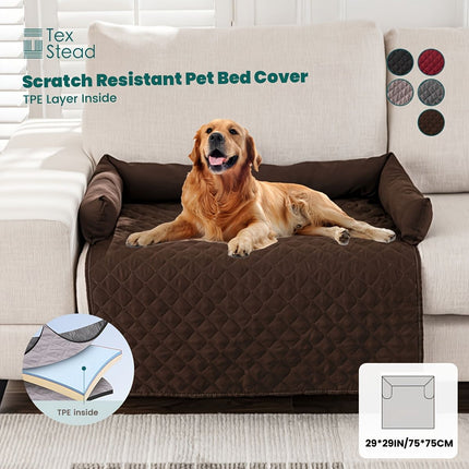 75*75CM scratch resistant pet bed cover, dog bed cover, TPE pet bed cover, durable pet furniture protector, pet hair resistant cover, Australian pet accessories, couch protector for dogs, cat furniture cover