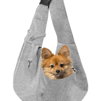 Grey Dog Carrier Bag Small Dog Carrier Sling Pet Travel Bag Australia