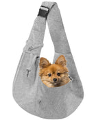 Grey Dog Carrier Bag Small Dog Carrier Sling Pet Travel Bag Australia