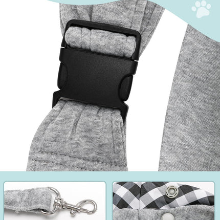 Grey Dog Carrier Bag Small Dog Carrier Sling Pet Travel Bag Australia