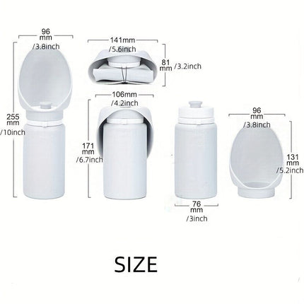 portable dog water bottle, dog hydration, dog travel accessory, high-quality dog water bottle, leak-proof dog water bottle, Australian pet care, on-the-go dog water-Blue