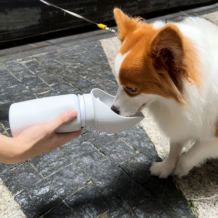 portable dog water bottle, dog hydration, dog travel accessory, high-quality dog water bottle, leak-proof dog water bottle, Australian pet care, on-the-go dog water-Blue