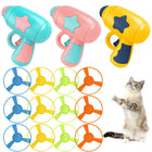 Cat Toy Cat Launcher Flying Disc Toy Cat Play Pet Toy Cat Entertainment