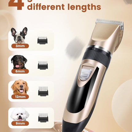 pet products Pet products Professional Rechargeable Cordless Dogs Cats Horse Grooming Clippers - Professional Pet Hair Clippers with Comb Guides for Dogs Cats Horses and Other House Animals Pet Grooming Kit