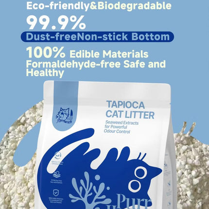 Purr Haven Tapioca Cat Litter | 3 Packs | 2.5 kg Per Pack