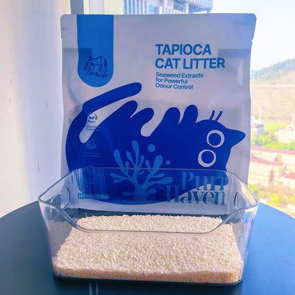 Purr Haven Tapioca Cat Litter | 3 Packs | 2.5 kg Per Pack