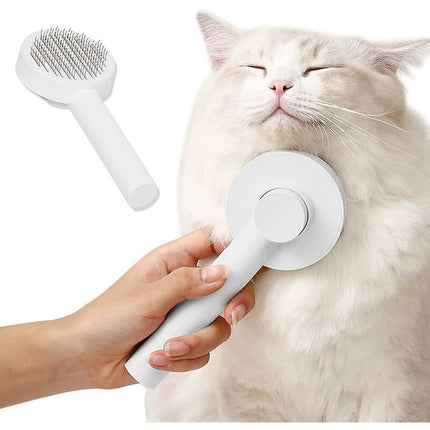 Cat Brush, Self-Cleaning Cat Brush, Pet Hair Brush, Dog And Cat Brush Grooming Comb For Anti-Hair Brush For Pets