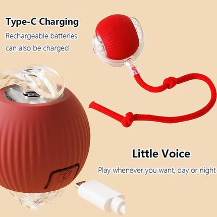 Interactive Cat Toy Ball Electronic Automatic with 3 Modes, Compatible with Cats, Green
