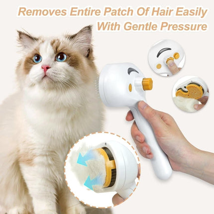 Pet Brush for Dogs and Cats, 20x11.5x8 cm, Effective Pressure Brush for Pet Fur Care