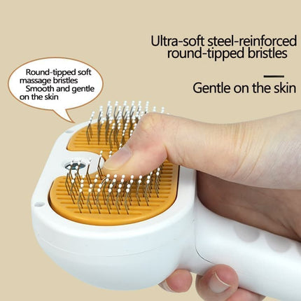 Pet Brush for Dogs and Cats, 20x11.5x8 cm, Effective Pressure Brush for Pet Fur Care