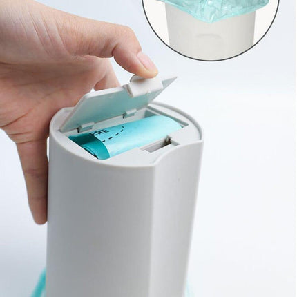 2-in-1 Litter Box Scoop with Holder and Waste Bags, Non-Slip Durable Pet Cleaning Tool