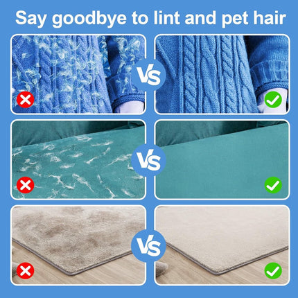 cat hair remover - Pet hair remover - 2 pieces pets - Gloves for animal hair - Five-finger electrostatic gloves with animal hair