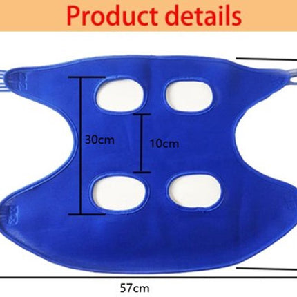 Cat, Dog Hanging Bag - 11-Piece Pet Grooming Hammock - For Easy Nail Trimming - Size S - Pet Hammock - Pet Grooming - Pet Care Hammock - Pet Nail Trimming Harness - 57x44.5 Cm - Blue