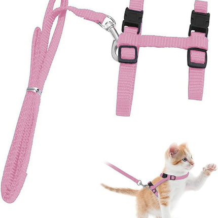 Cat Harnesses & Leashes - Cat Harnesses with Leashes - Anti-Escape Cat Leash Sets - Adjustable Soft Kitten Vests - Kitten Harnesses - For Kittens and Puppies