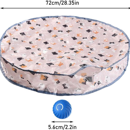Play mat - Educational cat toy - USB automatic cat toy with three settings - 1 item