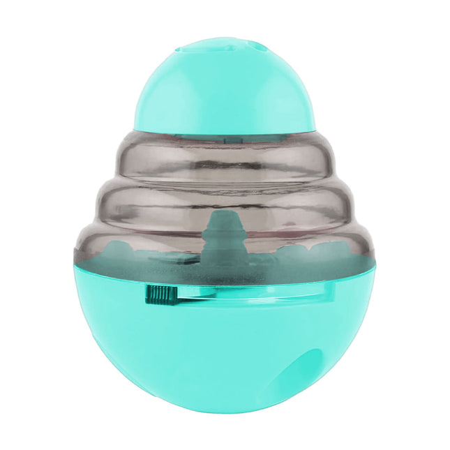LGCASL Pet Feeding Roly-Poly Toy, Interactive Dog Dispenser Toys Slow Feeder Puzzle Dog Brain Stimulation Toys Dog Christmas Enrichment Boredom Toys for Puppy Small Medium Large Dogs Grad, Green Blue