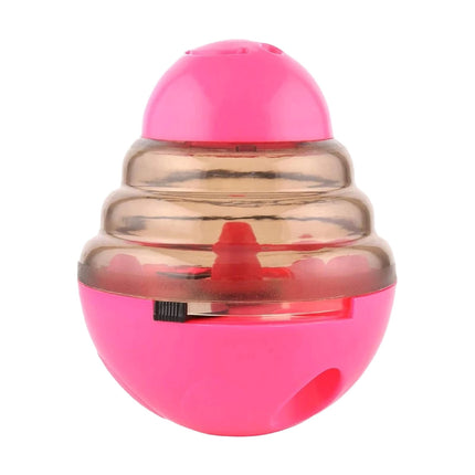 LGCASL Pet Feeding Roly-Poly Toy, Interactive Dog Dispenser Toys Slow Feeder Puzzle Dog Brain Stimulation Toys Dog Christmas Enrichment Boredom Toys for Puppy Small Medium Large Dogs Grad, Green Pink