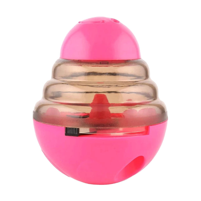 LGCASL Pet Feeding Roly-Poly Toy, Interactive Dog Dispenser Toys Slow Feeder Puzzle Dog Brain Stimulation Toys Dog Christmas Enrichment Boredom Toys for Puppy Small Medium Large Dogs Grad, Green Pink
