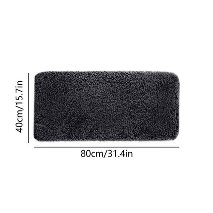 Washable Runner Rug for Bedroom Living Room Rug - 40 x 15.7 Inch Bath Mats Red Soft Fluffy Hallway Runner Rug, Non-Slip Indoor Carpet for Kitchen Laundary Room Decor Entryway Bathroom Red
