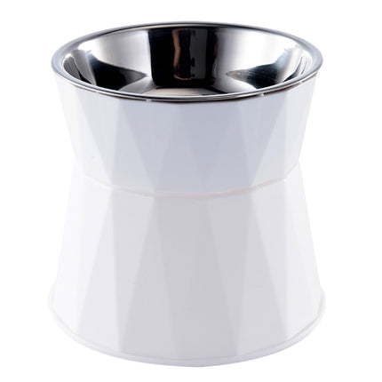 White Raised Bowl