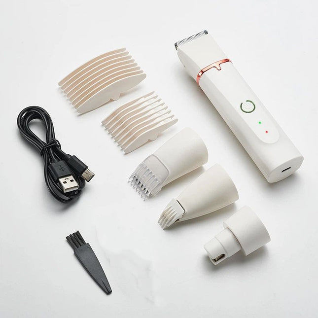 Dog Clippers for Grooming, Low Noise Rechargeable Cordless Electric Quiet Pet Hair Trimmer, Dog Grooming Kit for Small & Large Dogs Cats Pets with Thick Coats