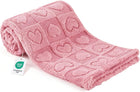 Pet Blanket for Dogs Cats, Ultra Soft Fuzzy Fleece 300GSM, Washable Small Dog Blanket, Premium Plush Puppy Bed Cover Couch, Calming Cat Crate Mat (Pink, 25x35) Pink 25x35