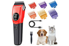 Dog Clipper Low Noise Dog Grooming Kit Rechargeable 3-Speed With LCD Display for Dogs Cats Pets