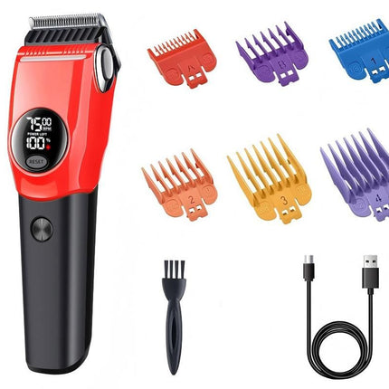 Dog Clipper Low Noise Dog Grooming Kit Rechargeable 3-Speed With LCD Display for Dogs Cats Pets