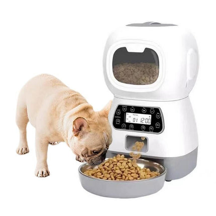 Automatic Feeder Pet Food Dispenser Automatic Cat Feeder Dry Food Dispenser Smart Pet Feeder Timed Cat Feeder for Large Medium Small Pets