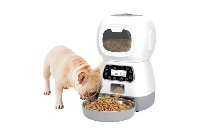 Automatic Feeder Pet Food Dispenser Automatic Cat Feeder Dry Food Dispenser Smart Pet Feeder Timed Cat Feeder for Large Medium Small Pets