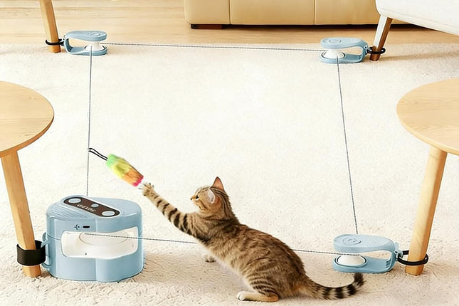 Interactive Cat Toy Automatic Moving And Enrichment Toy For Indoor Cats