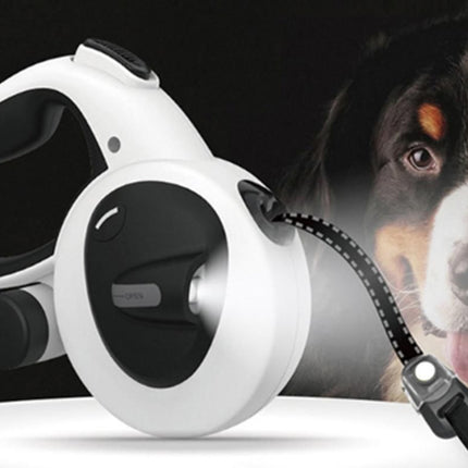 5m Auto Retractable Dog Leash with LED