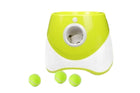 Dog Ball Launcher Thrower Automatic Tennis Fetch Throwing Machine with 3 Balls -Light Green