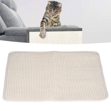 Cat Scratching Pad Natural Sisal Furniture Protector for Sofa Couch Armchair Furniture