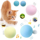 3PCS Cat Ball Toy Interactive Cat Toy Cat Catnip Toys for Cat Exercise Stimulates Cat Instinct to Hunt