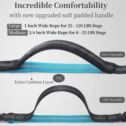 Hands-Free Dog Leash Set with Waist Belt and Storage Pouch