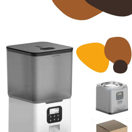 YES4PETS 5.6L Visible Automatic Digital Pet Dog Cat Feeder Food Bowl Dispenser