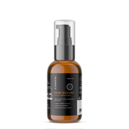 Raw Hemp Seed Oil with Turmeric