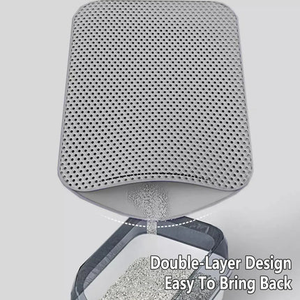 Washable Cat Litter Pad Waterproof Mat Reusable Pet Pee Training Pad Litter Box - 35x60cm