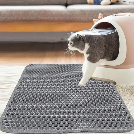 Washable Cat Litter Pad Waterproof Mat Reusable Pet Pee Training Pad Litter Box - 35x60cm