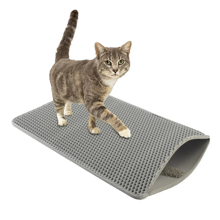 Washable Cat Litter Pad Waterproof Mat Reusable Pet Pee Training Pad Litter Box - 35x60cm