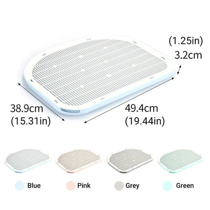 Anti Spill Cat Litter Mat Double Layer Pet Toilet Mat
