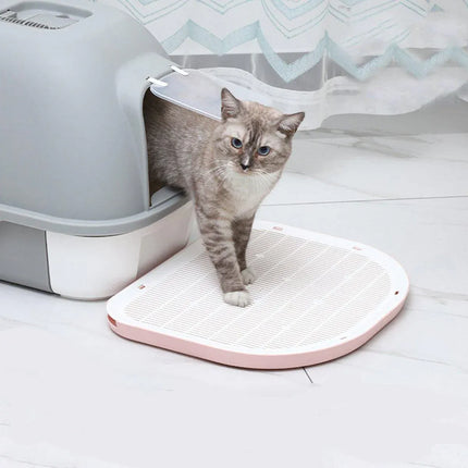 Anti Spill Cat Litter Mat Double Layer Pet Toilet Mat