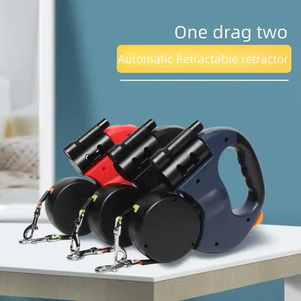 Dual Retractable Dog Leash